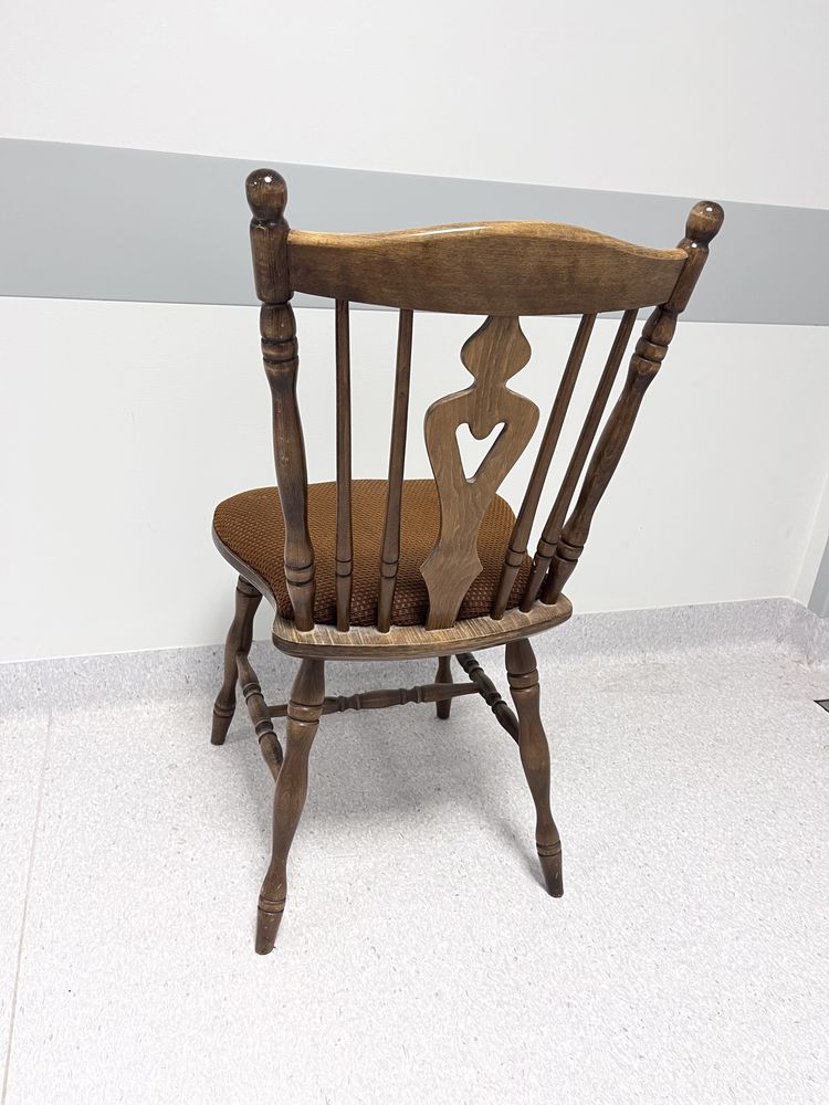 Krzesło Radomsko Gięte Drewniane Bukowe PRL Vintage