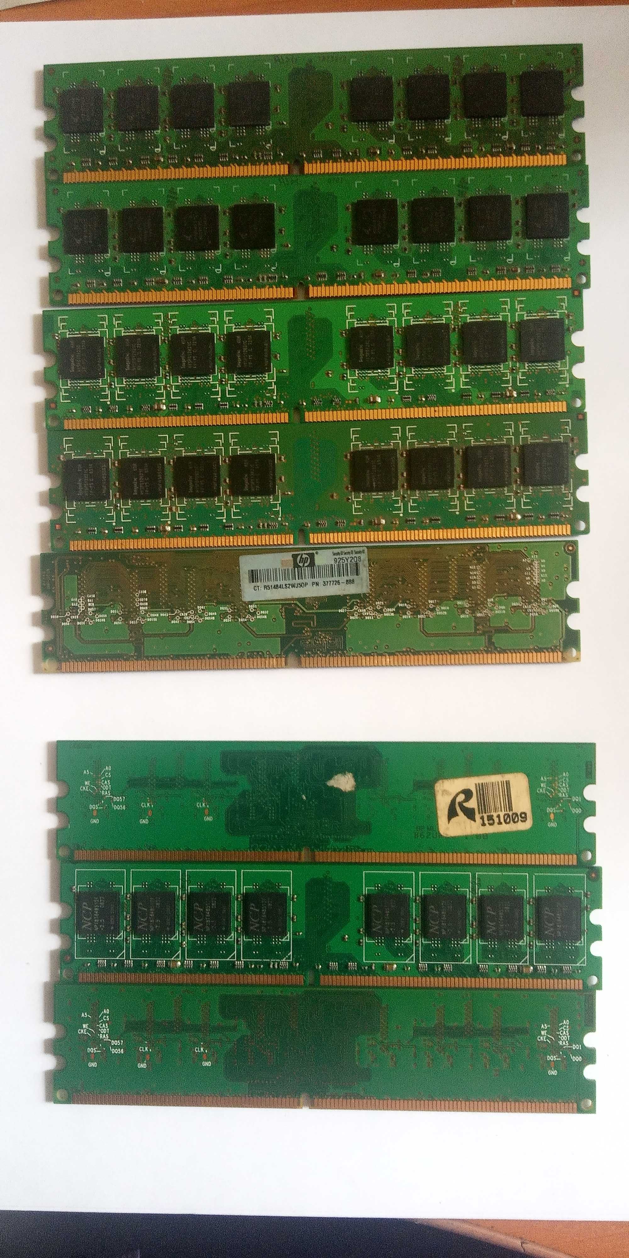 Память DDR2 ДДР2 1 Гб, 1Gb