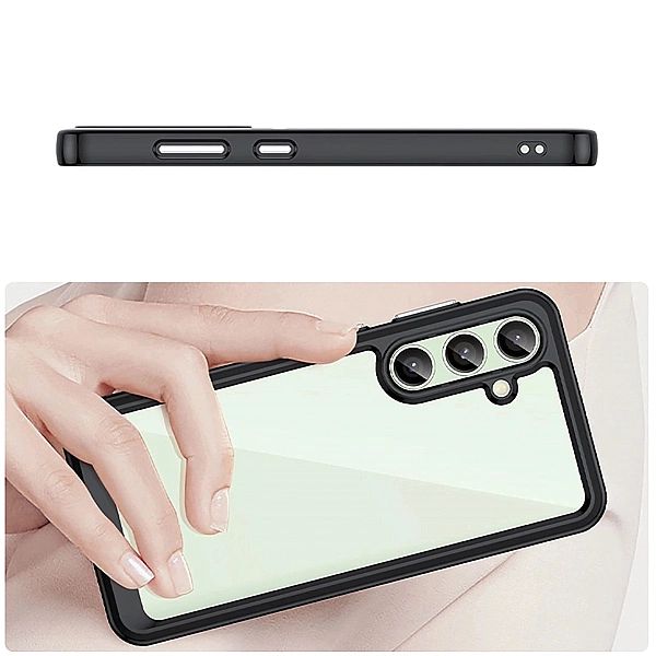 Etui silikonowe Outer Space Case z żelową ramką do Samsung Galaxy S24