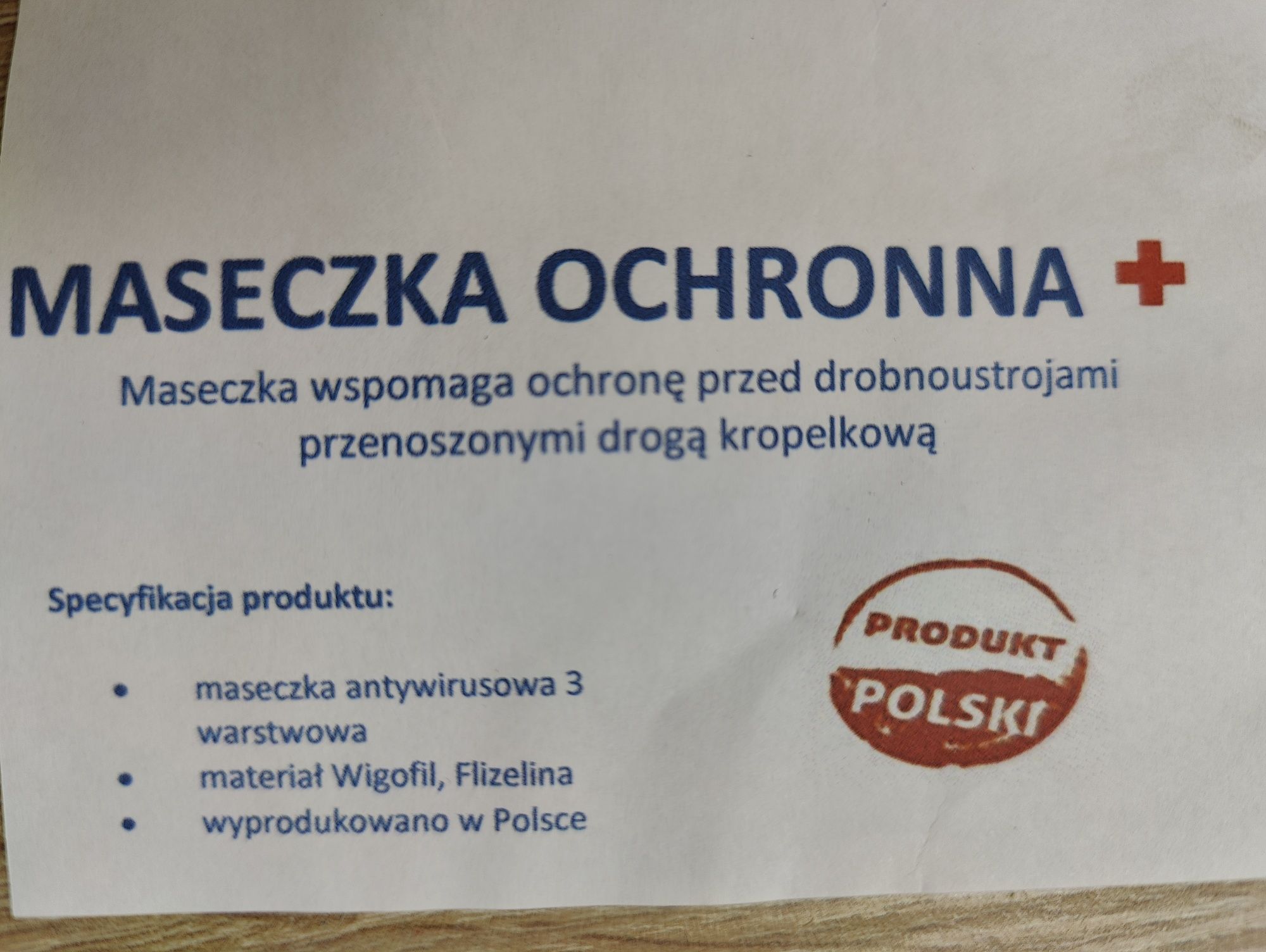 Maseczki ochronne 3 x warstwowe czarne 10 szt opakowanie