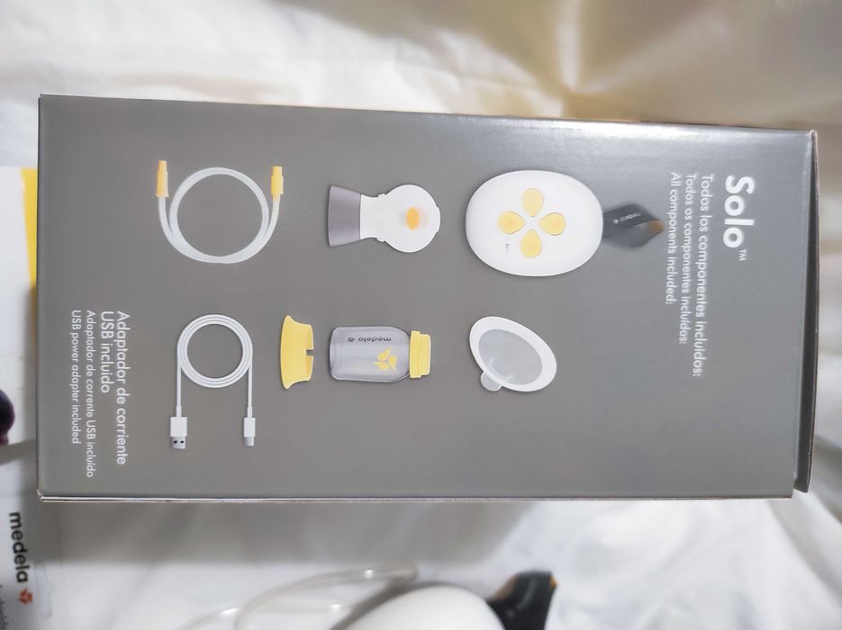 Bomba elétrica Medela Solo + Oferta 50 sacos + 2 chupetas