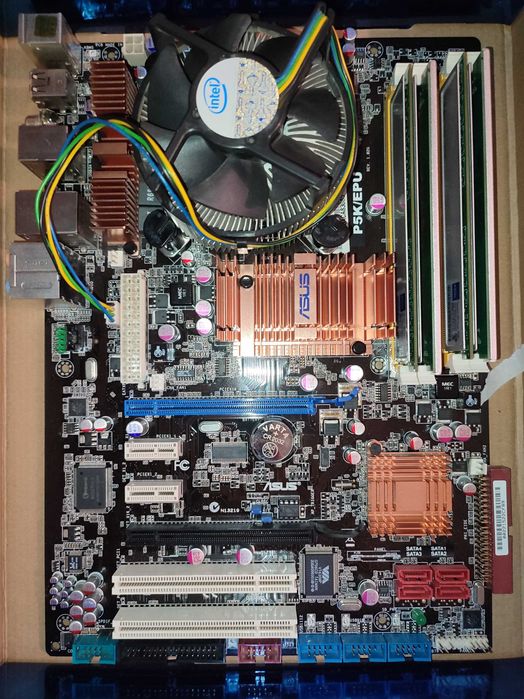 Asus P5K/EPU+Intel Xeon E5440+6 Gb DDR 2 800 MHz+Кулер Intel медный