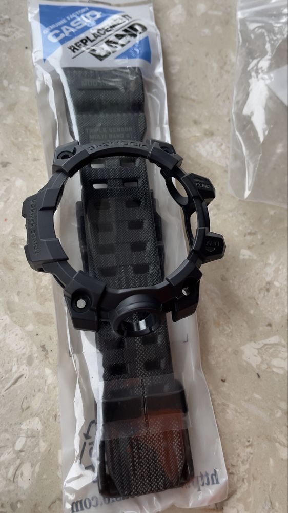 Casio G shock GWG 1000 MH 1a. Pasek plus bezel