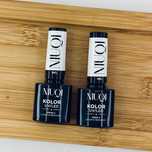 2x Lakier NIUQI Biały Biel French, hybrydowy led/uv do paznokci, 5 ml