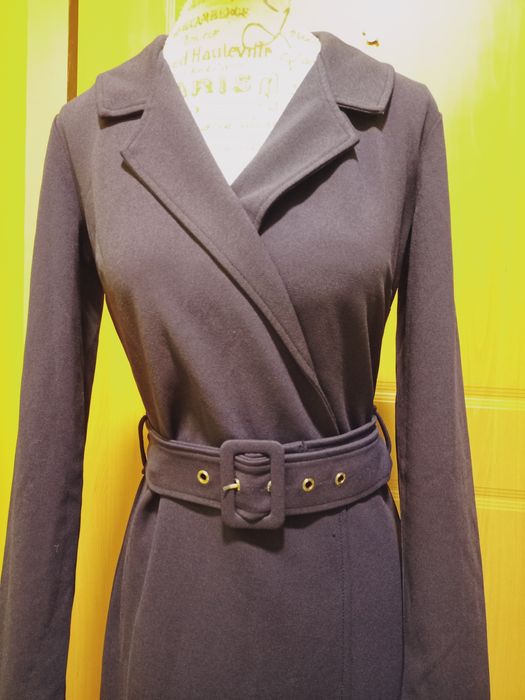 Granatowa sukienka szmizjerka Mohito r.S.  W.B.S.