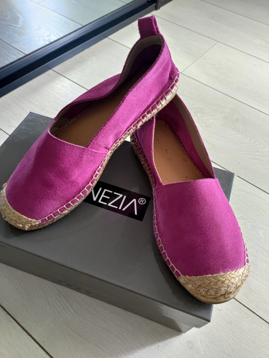 Espadryle Venezia fuksja 37