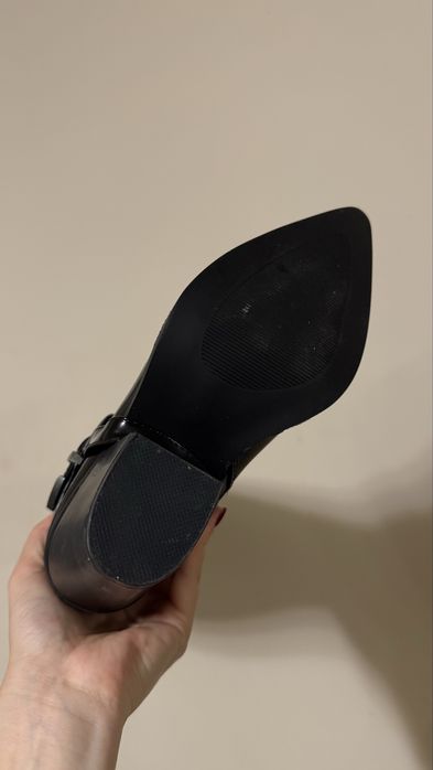 Чоботи лак жіночі ковбойки 37-37,5р