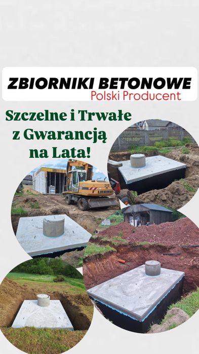 Zbiornik Jednokomorowy Dwukomorowy Szambo Ścieki Woda Deszczowa Wołów