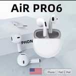 Fones de ouvido bluetooth air pro 6 iphone