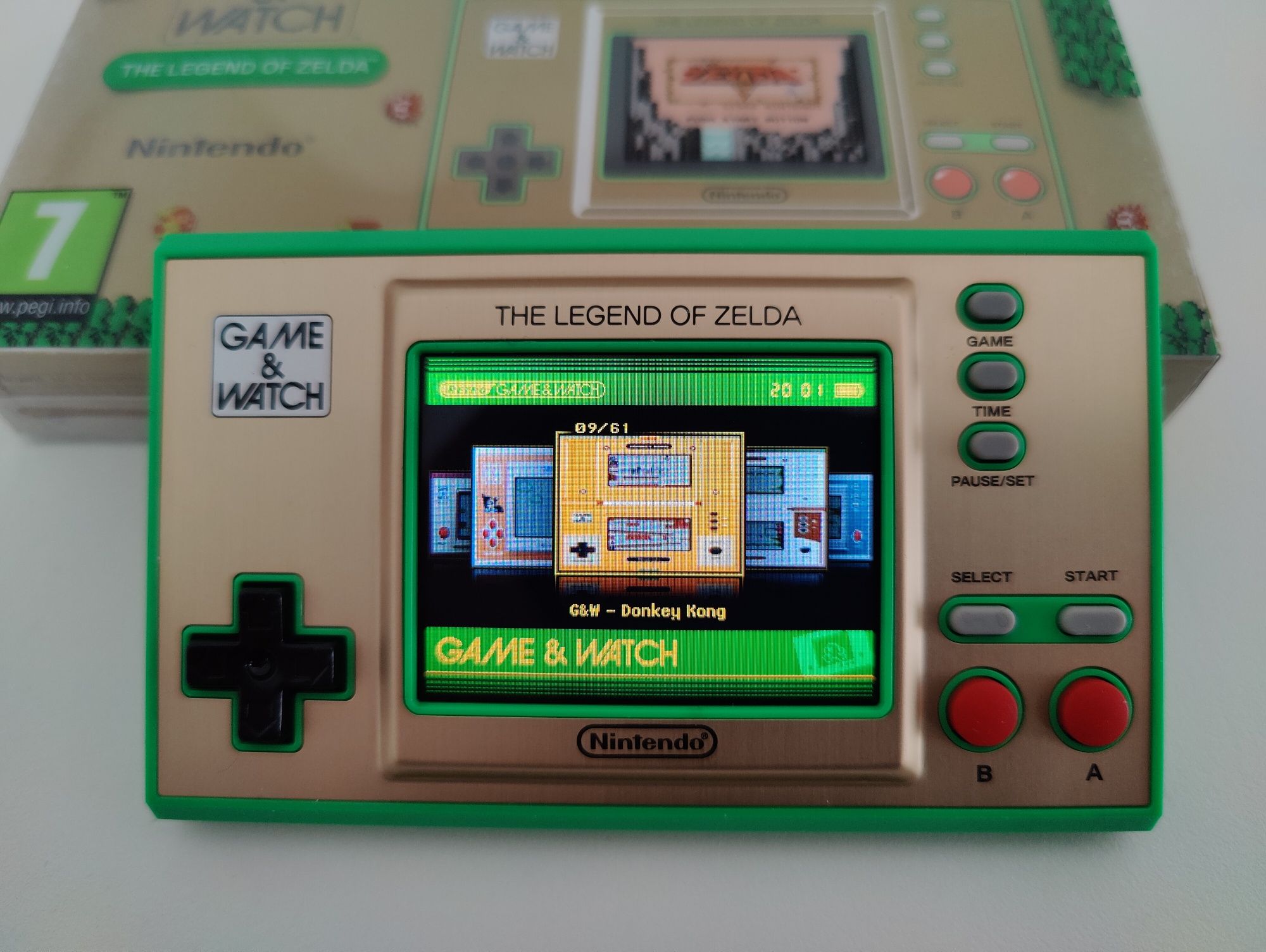 Upgrade Game and Watch Mario ou Zelda (Retro Go)
