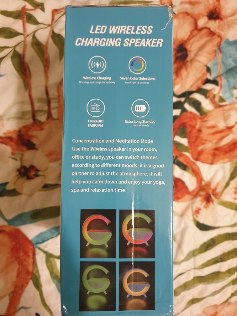 Coluna G nova com carregador wireless