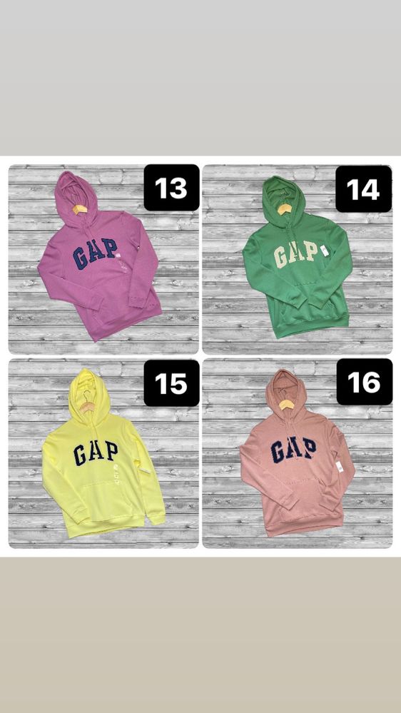 Толстовки худі GAP ГАП великий вибір!