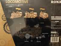 Rokr robotime lokomotywa puzzle 3D model pociąg