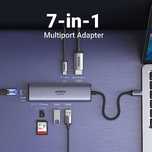 Ugreen adapter USB-C 7w1 USB-C PD 100W 4K 60Hz