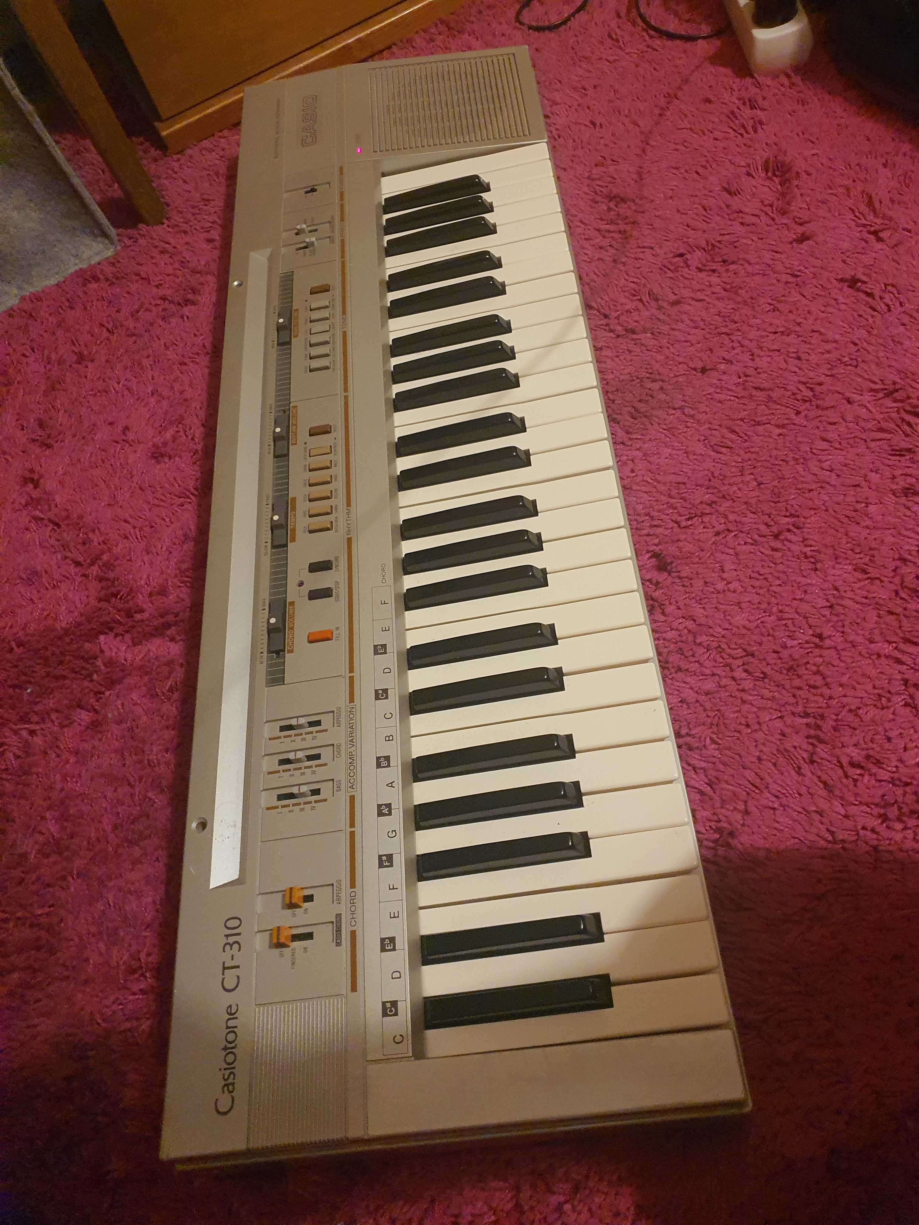 Teclado Casio CT-310 casiotone vintage a funcionar raro