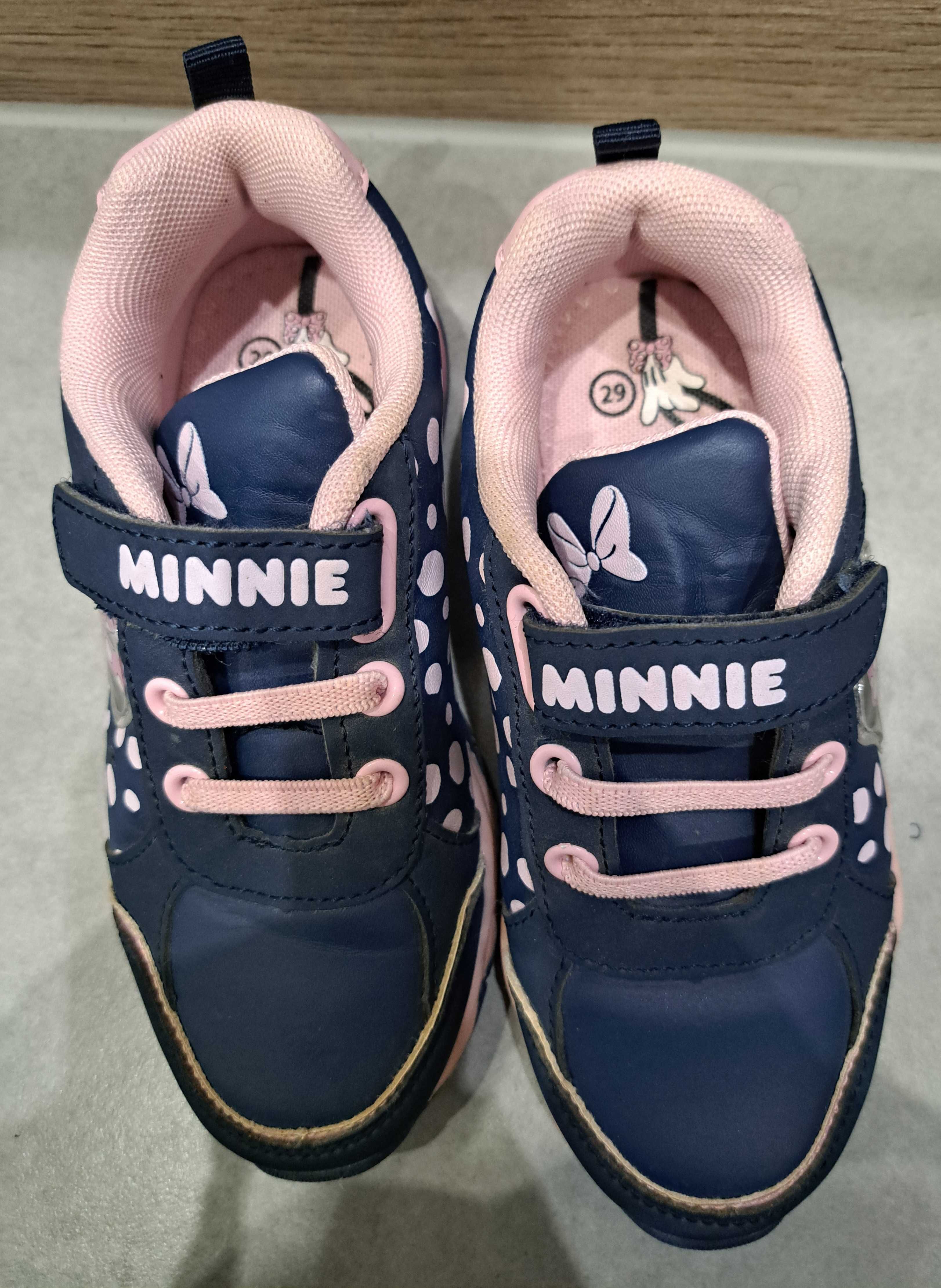 Świecące buty z Minnie, rozm. 29