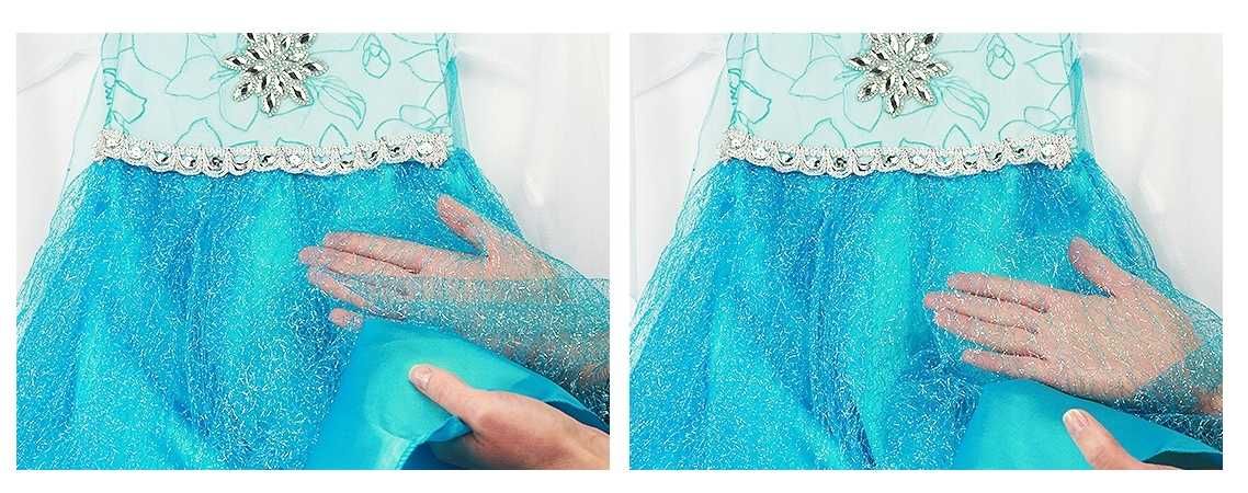 Suknia Sukienka Elza z Krainy Lodu Przebranie Elsa Frozen Kostium