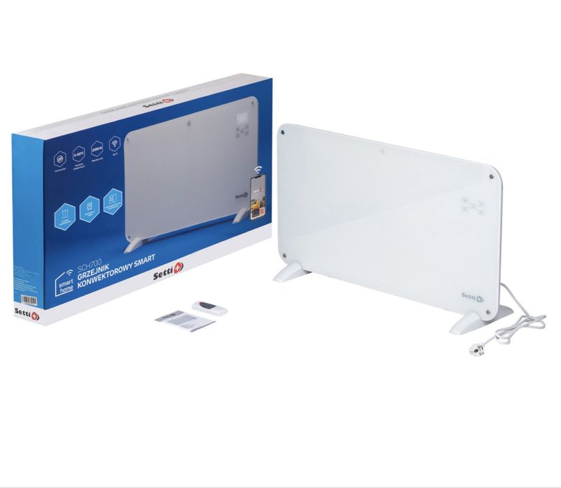 Grzejnik konwektorowy SETTI+ Smart SCH700 Wi‑Fi