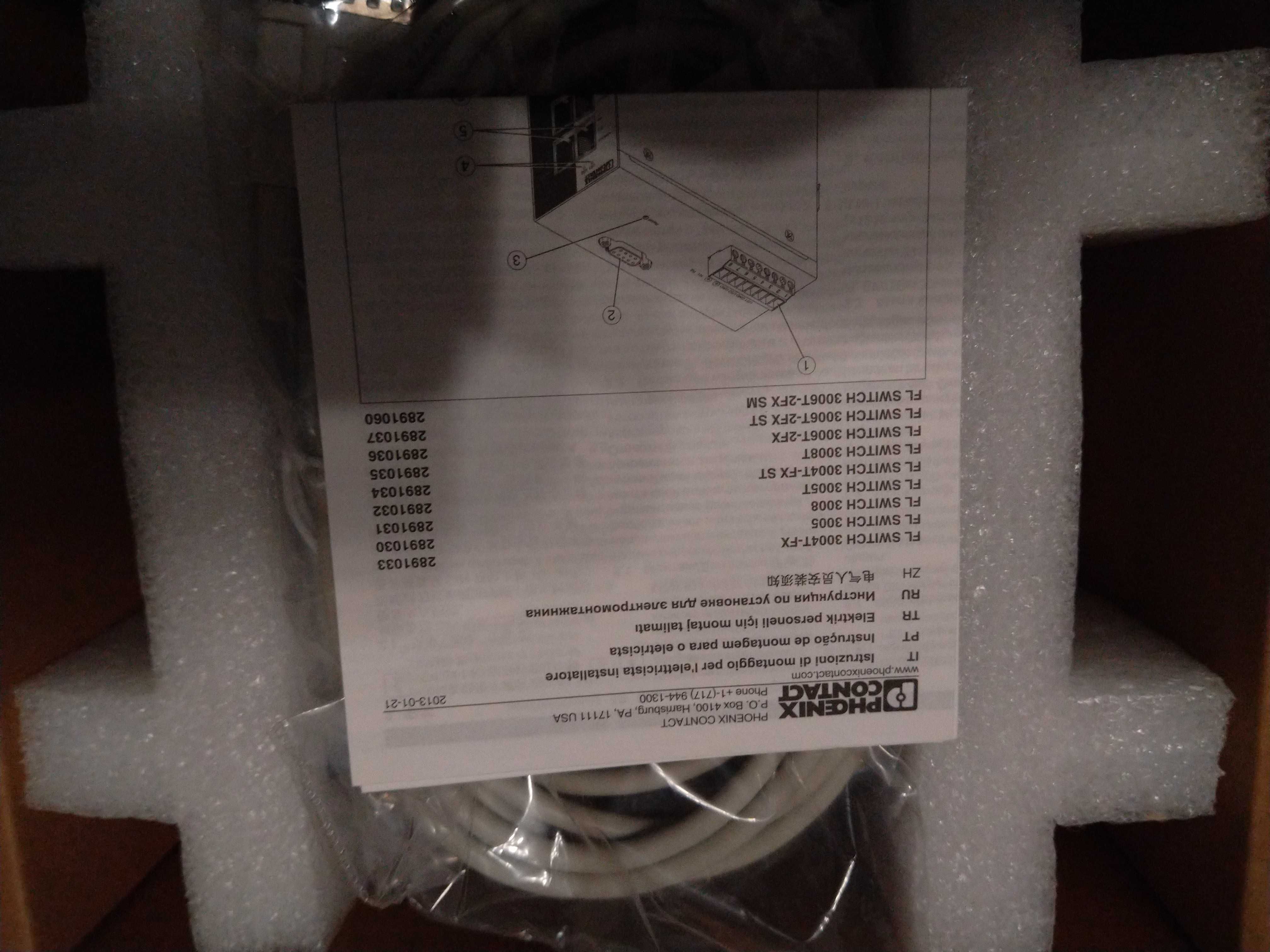 Przemysłowy przełącznik Ethernet - FL SWITCH 3004T-FX