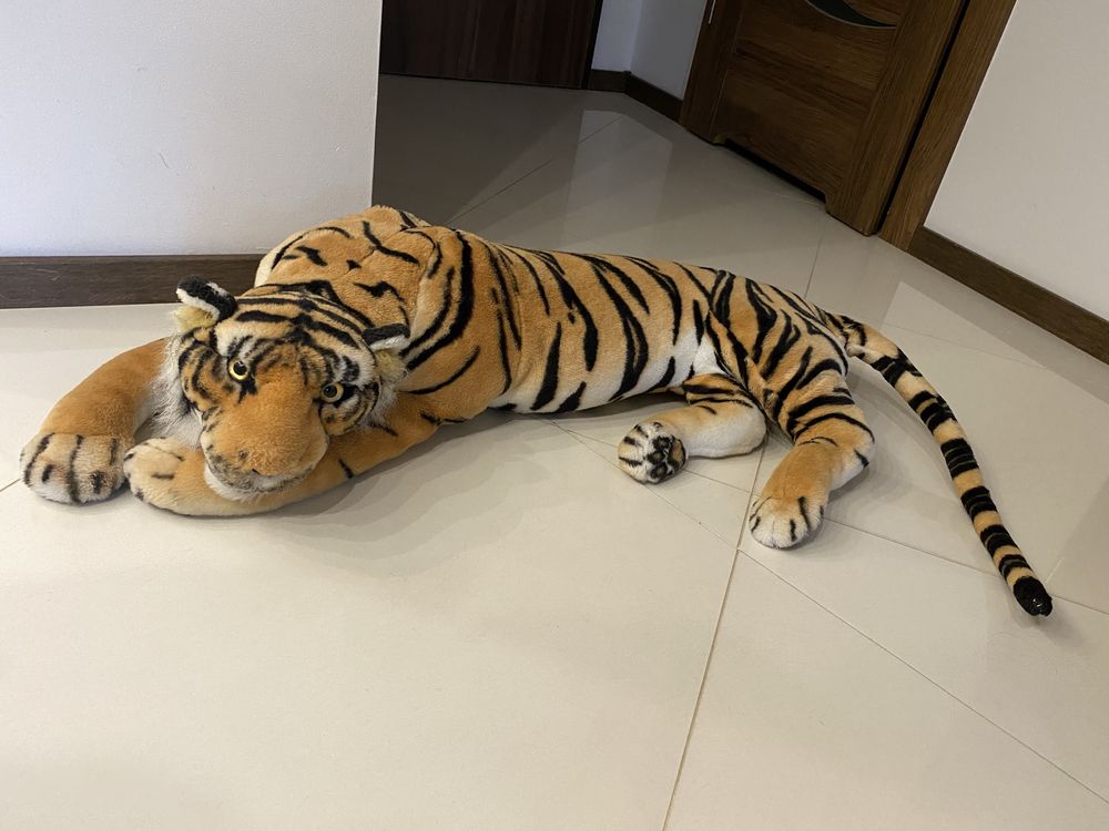 Wielki pluszowy Tygrys 150cm - jak prawdziwy