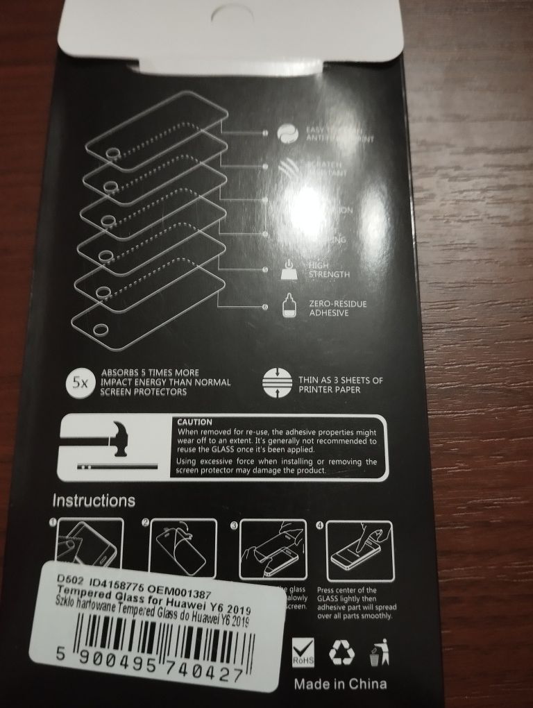 Szkło hartowane Huawei Y6 2019