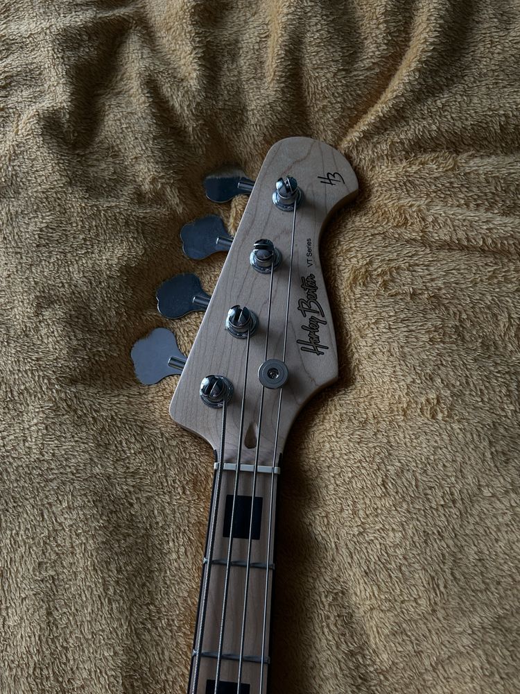 Gitara Basowa Harley Benton JB 75MN + pokrowiec i wzmacniacz HB 20B