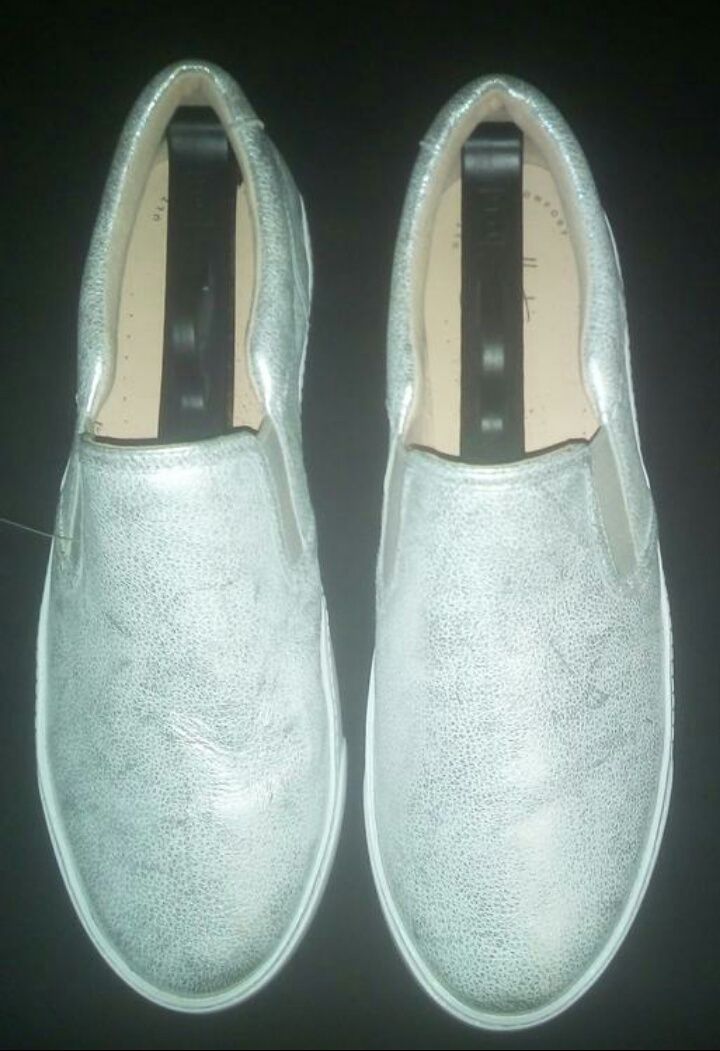 Фирменные кожаные слипоны Clarks Оригинал