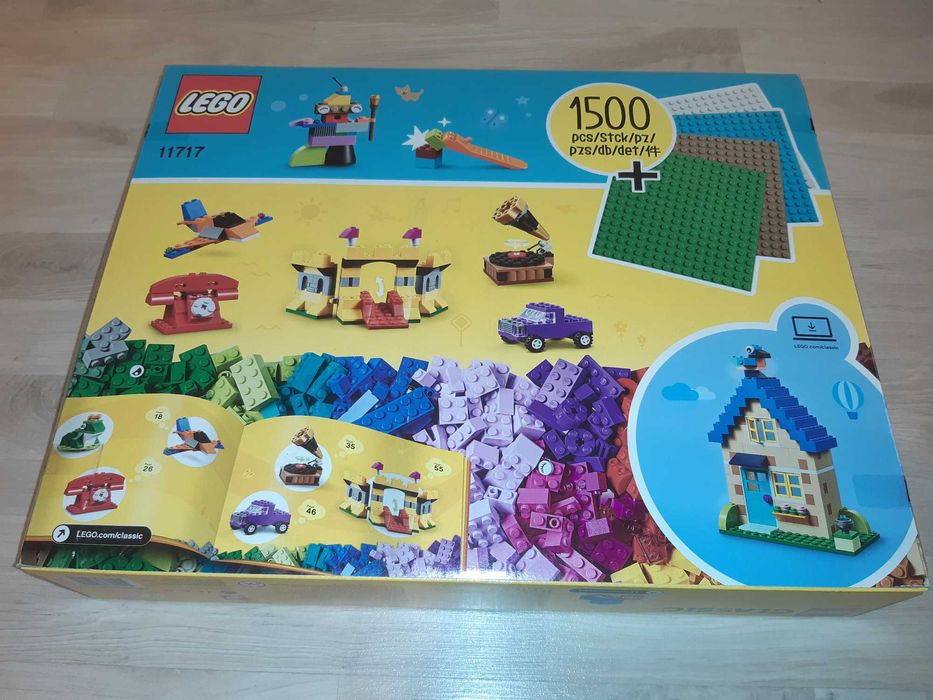 Puste pudełko Lego Classic po 11717 Bricks Bricks Plates + instrukcja