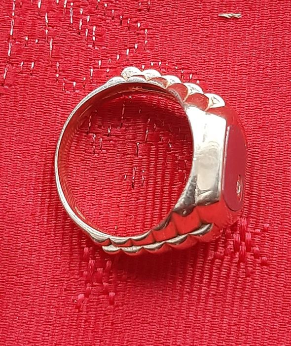 ANTYKI MECENAS Złoty sygnet pr 585