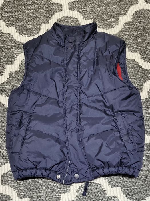 Granatowy bezrękawnik