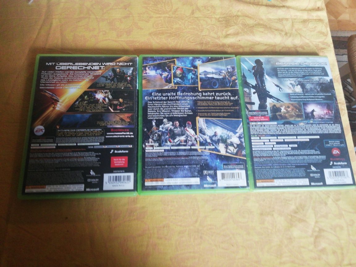 Mass gry na xbox 360 zestaw serii 3 szt. Polecam serdecznie.