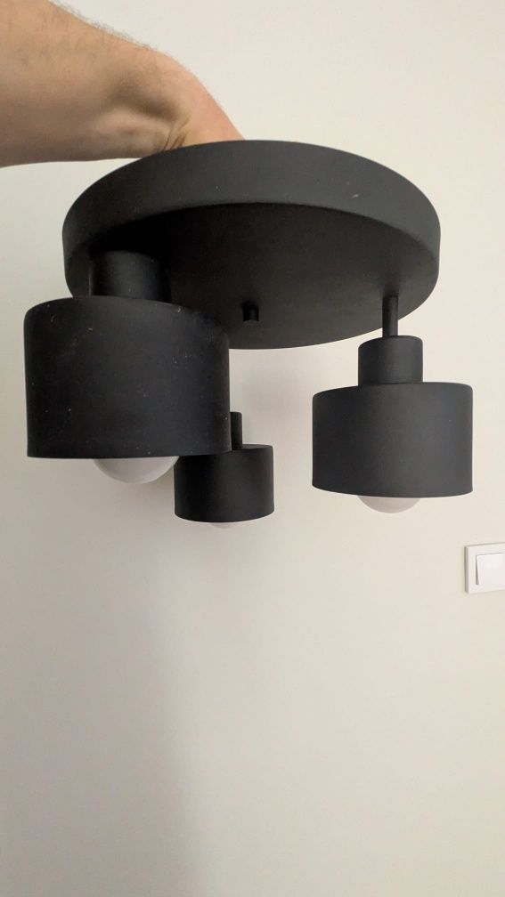 Lampa loft * sufitowa * 3x E27