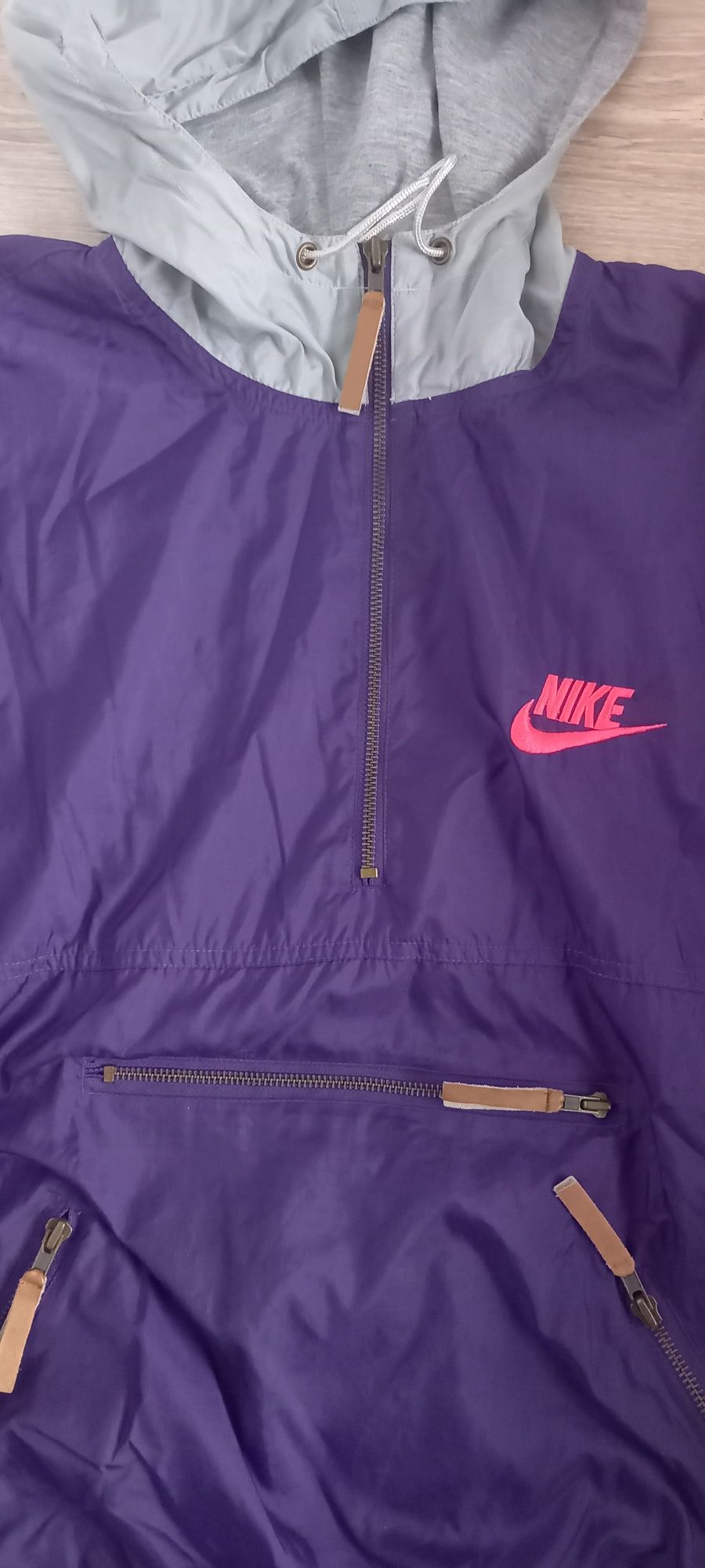 Nike kurtka wiatrówka bluza hoodie L oversize