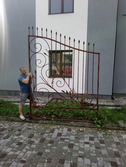 Ворота ковані користовані