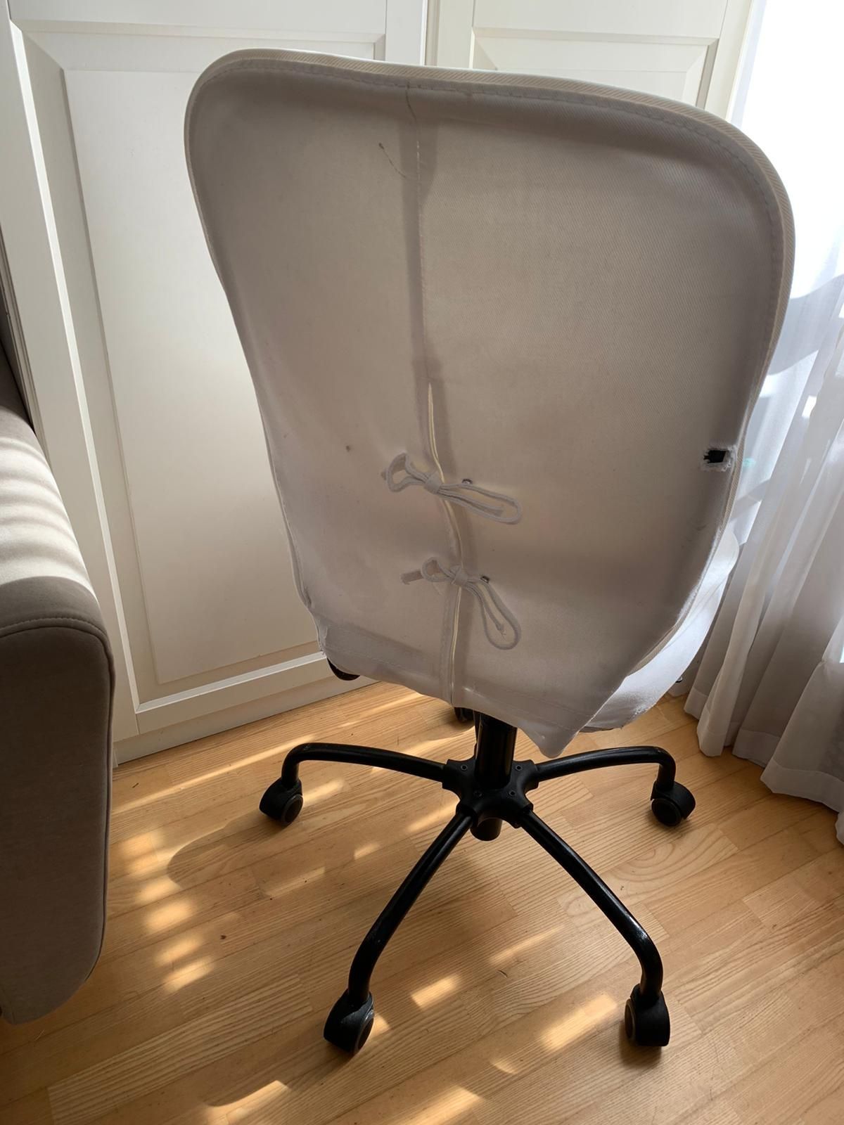 Fotel  krzesło Ikea biały biale