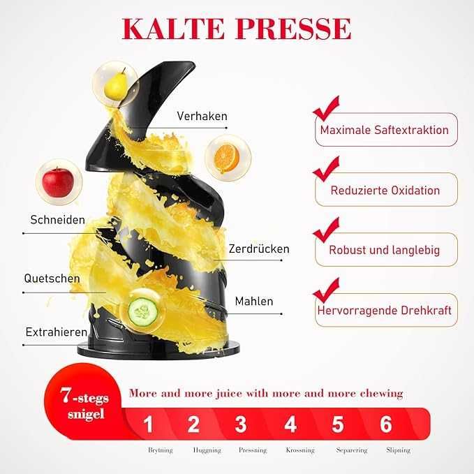 Sokowirówka Slow Juicer 250 W