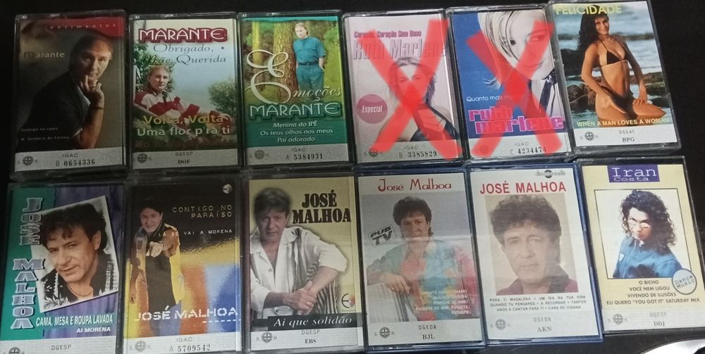 Cassetes Antigas Originais 2€