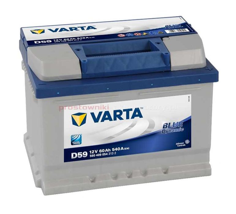 Akumulator VARTA BLUE 60Ah 540A D59 ul. Władysława Syrokomli 5