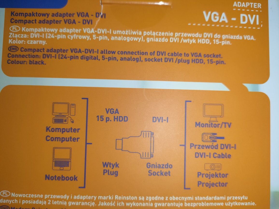 Adapter VGA DVI Reinston