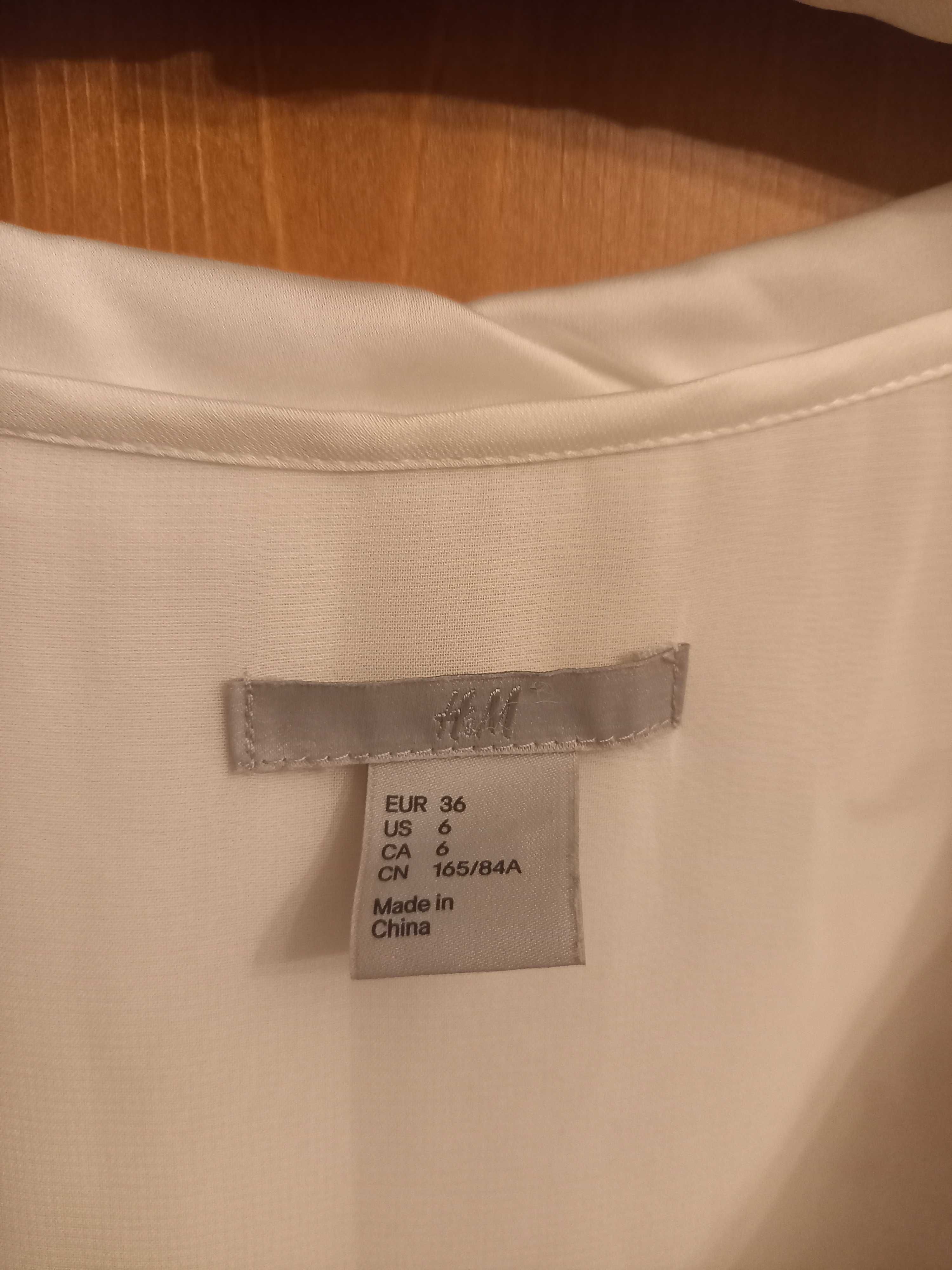 Sukienka, w kwiaty, jak jedwab, H&M, r. 36