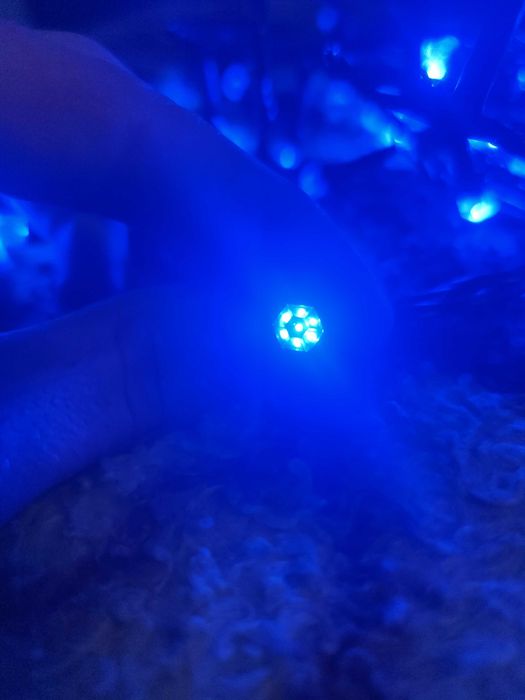 Гірлянди вогники: кристали (синя), шторка кульки (3 кольори)