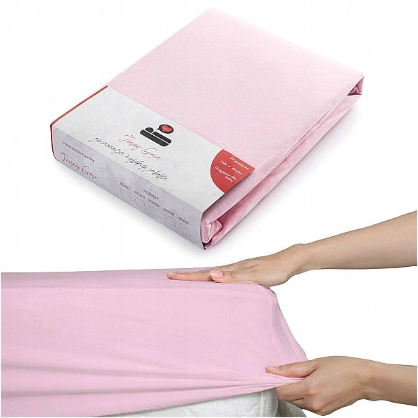 Prześcieradło 90x200 Jednolite Bawełna Jersey z Gumką Gaja 02