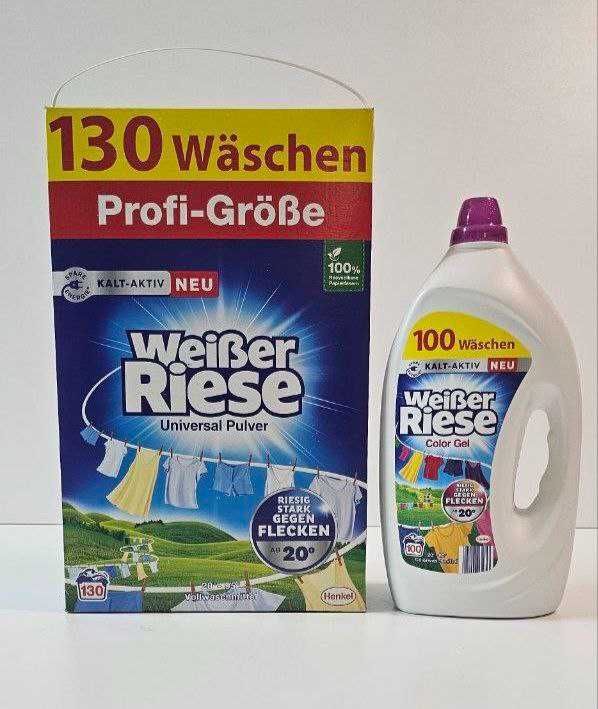 Пральний порошок Weiber Riese 6,5кг 130 прань Німеччина!
