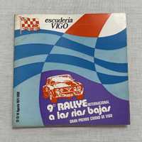 Programa 9º Rallye Rali Internacional A Las Rias Bajas Vigo 1971