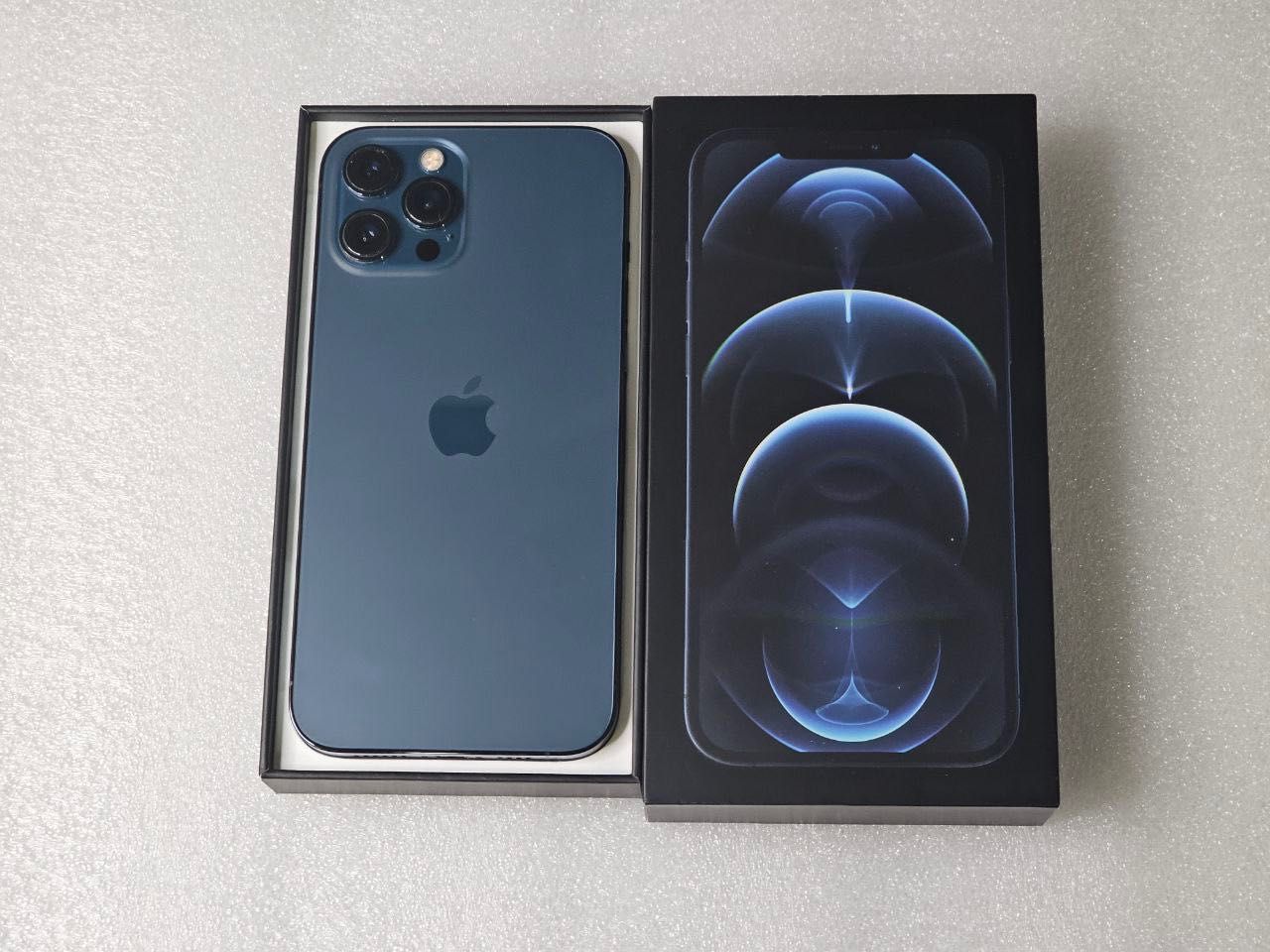 iPhone 12 Pro Max 128gb blue как новый с коробкой гарантия 550$