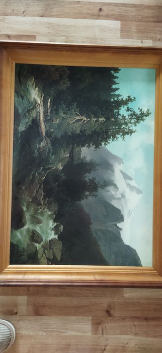 Obraz w drewnianej ramie 90x60, 80x60 2 szt