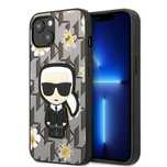 Etui Karl Lagerfeld Flower Ikonik Karl Na Iphone 13 Mini - Szare