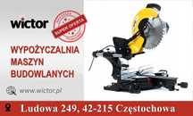 Piła ukośnica pilarka ukosowa wynajem-wypożyczalnia Częstochowa