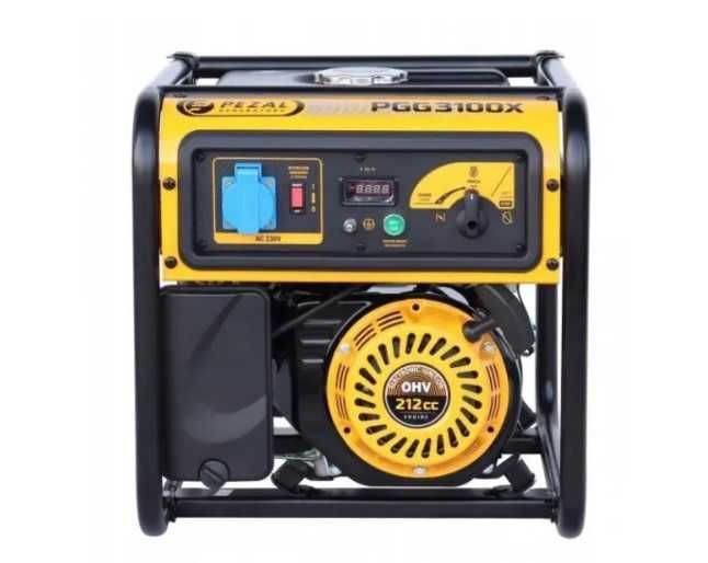 Бензиновый однофазный генератор Pezal PGG3100X - 3,3 кВт 3,3kw