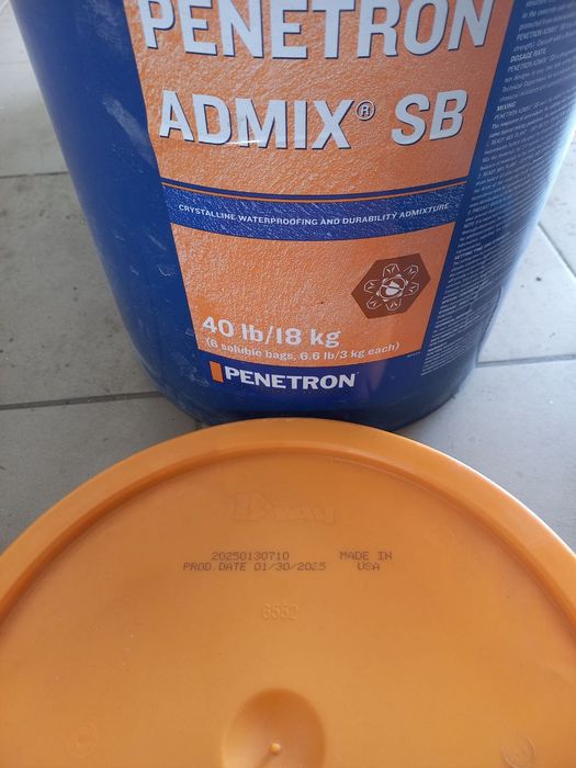 Пенетрон Адмікс – гідроізоляційна добавка Penetron Admix sb